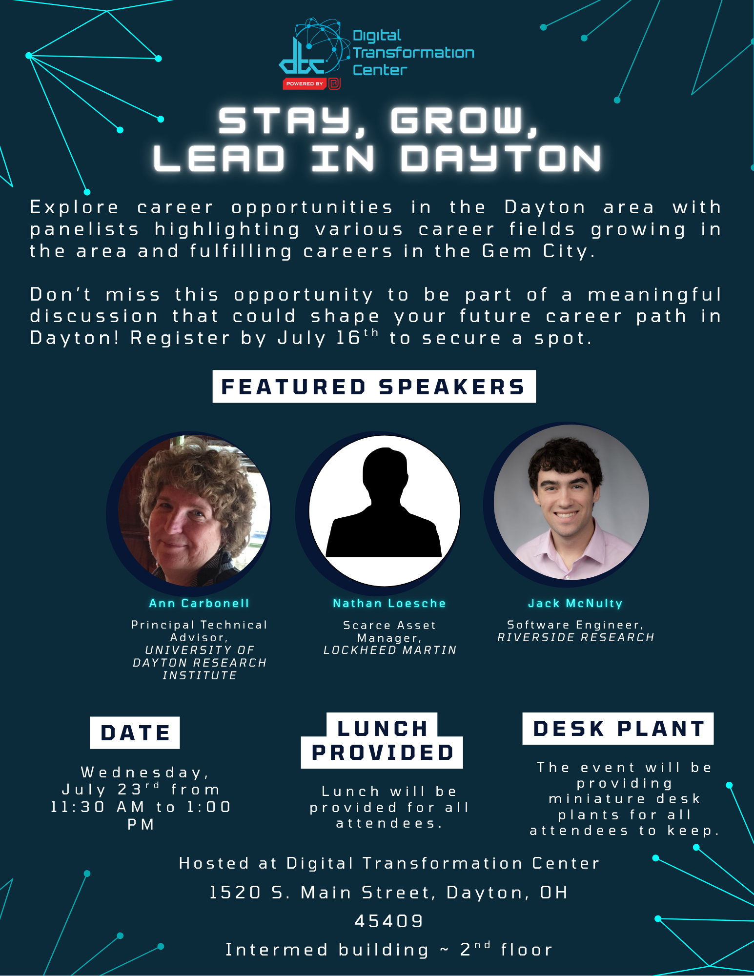 Stay, Grow, Lead in Dayton! INTERN ONLY EVENT