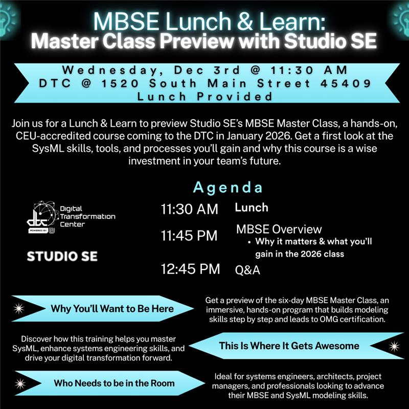 MBSE Lunch & Learn